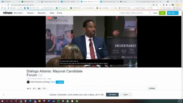 Diálogo Atlanta: Mayoral Candidate Forum
